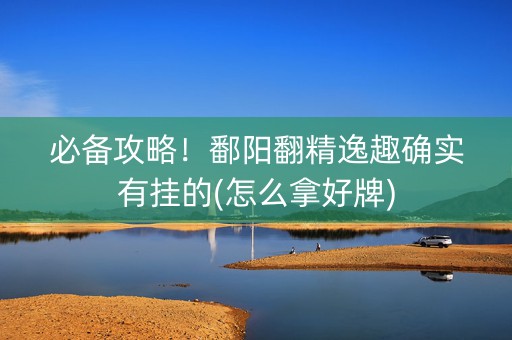 必备攻略！鄱阳翻精逸趣确实有挂的(怎么拿好牌)