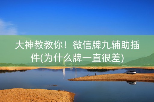 大神教教你！微信牌九辅助插件(为什么牌一直很差)
