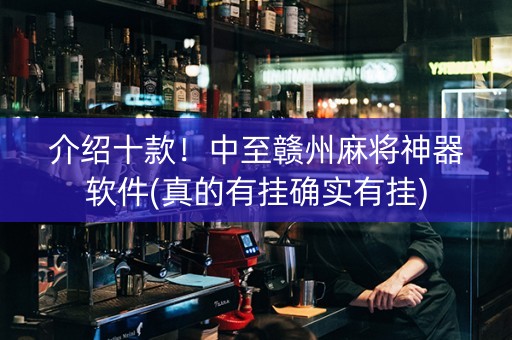 介绍十款！中至赣州麻将神器软件(真的有挂确实有挂)