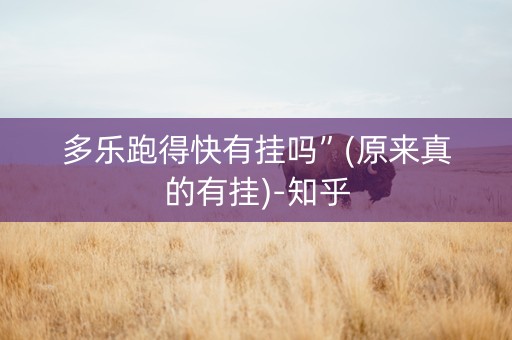 多乐跑得快有挂吗”(原来真的有挂)-知乎