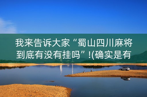 我来告诉大家“蜀山四川麻将到底有没有挂吗”!(确实是有挂)-知乎