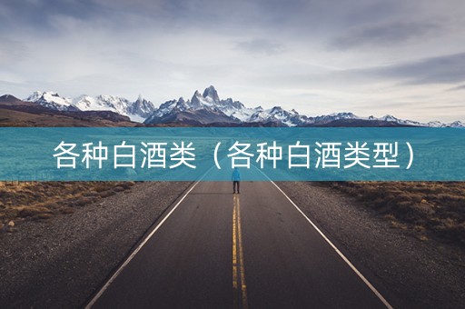 各种白酒类（各种白酒类型）