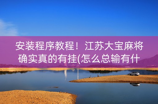 安装程序教程！江苏大宝麻将确实真的有挂(怎么总输有什么猫腻)