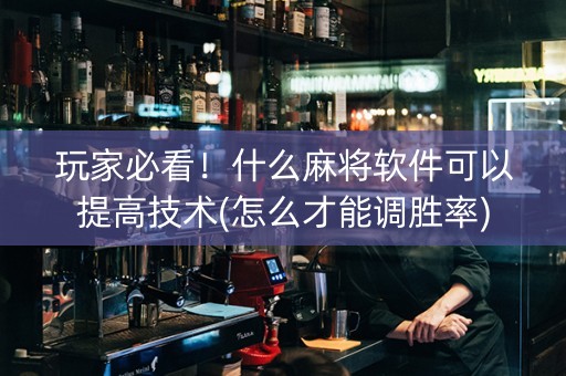 玩家必看！什么麻将软件可以提高技术(怎么才能调胜率)