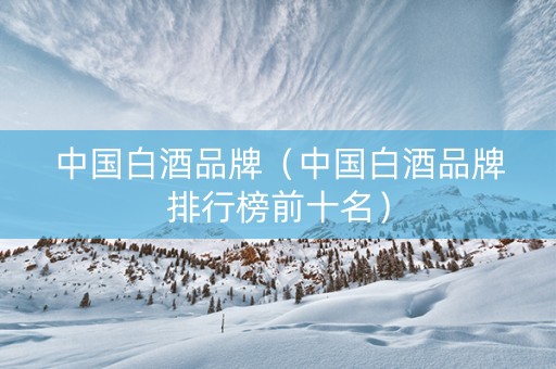 中国白酒品牌（中国白酒品牌排行榜前十名）