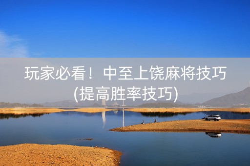 玩家必看！中至上饶麻将技巧(提高胜率技巧)