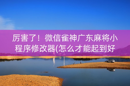 厉害了！微信雀神广东麻将小程序修改器(怎么才能起到好牌)