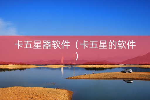 卡五星器软件（卡五星的软件）