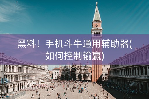 黑料！手机斗牛通用辅助器(如何控制输赢)