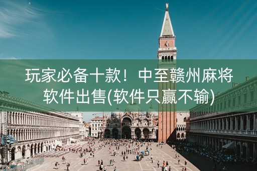 玩家必备十款！中至赣州麻将软件出售(软件只赢不输)