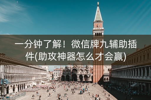 一分钟了解！微信牌九辅助插件(助攻神器怎么才会赢)