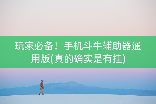 玩家必备！手机斗牛辅助器通用版(真的确实是有挂)