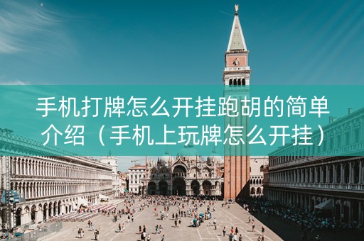 手机打牌怎么开挂跑胡的简单介绍（手机上玩牌怎么开挂）