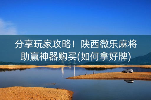 分享玩家攻略！陕西微乐麻将助赢神器购买(如何拿好牌)