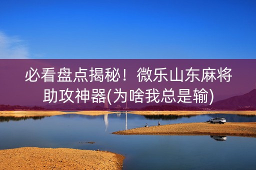 必看盘点揭秘！微乐山东麻将助攻神器(为啥我总是输)