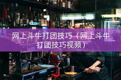 网上斗牛打团技巧（网上斗牛打团技巧视频）