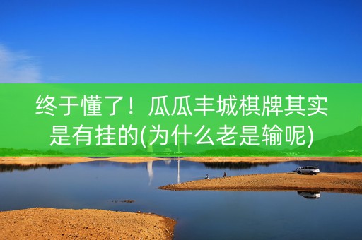 终于懂了！瓜瓜丰城棋牌其实是有挂的(为什么老是输呢)