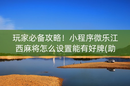 玩家必备攻略！小程序微乐江西麻将怎么设置能有好牌(助手神器外辅工具)