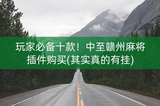 玩家必备十款！中至赣州麻将插件购买(其实真的有挂)