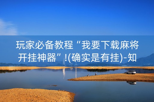 玩家必备教程“我要下载麻将开挂神器”!(确实是有挂)-知乎