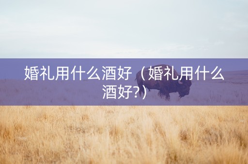 婚礼用什么酒好（婚礼用什么酒好?）