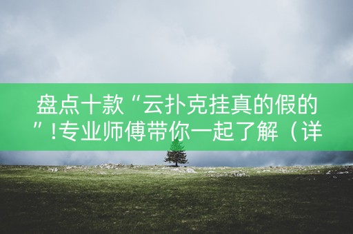 盘点十款“云扑克挂真的假的”!专业师傅带你一起了解（详细教程）-知乎