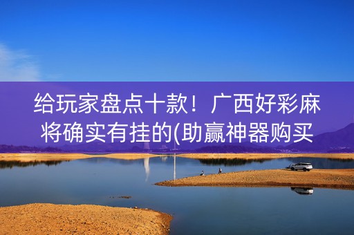 给玩家盘点十款！广西好彩麻将确实有挂的(助赢神器购买)