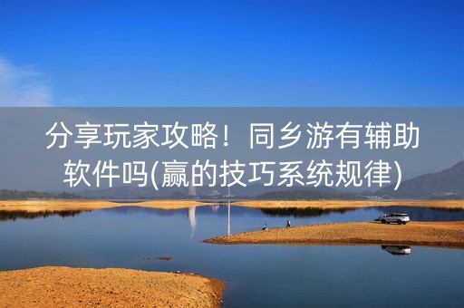 分享玩家攻略！同乡游有辅助软件吗(赢的技巧系统规律)