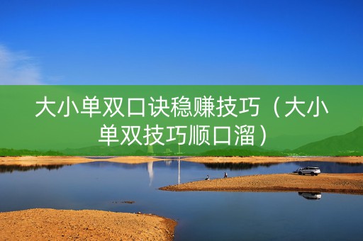 大小单双口诀稳赚技巧（大小单双技巧顺口溜）