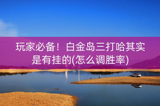玩家必备！白金岛三打哈其实是有挂的(怎么调胜率)
