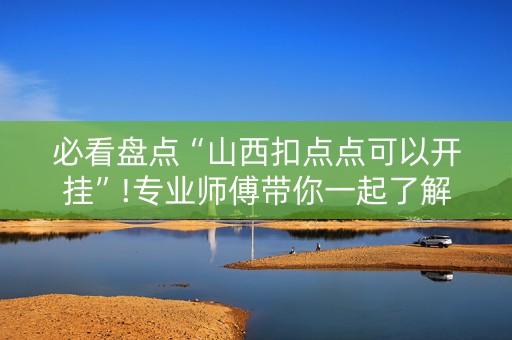 必看盘点“山西扣点点可以开挂”!专业师傅带你一起了解（详细教程）-知乎