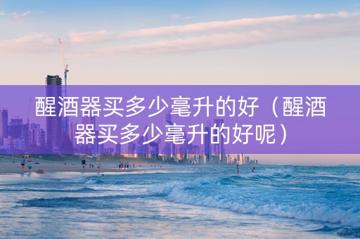 醒酒器买多少毫升的好（醒酒器买多少毫升的好呢）