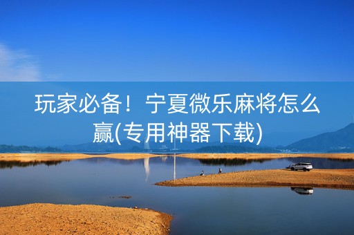 玩家必备！宁夏微乐麻将怎么赢(专用神器下载)