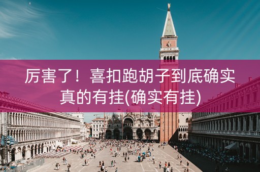 厉害了！喜扣跑胡子到底确实真的有挂(确实有挂)