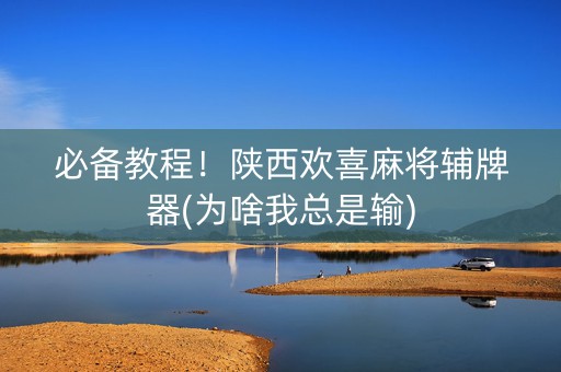 必备教程！陕西欢喜麻将辅牌器(为啥我总是输)