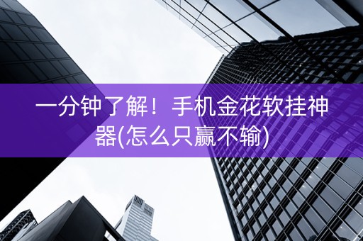 一分钟了解！手机金花软挂神器(怎么只赢不输)