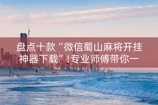 盘点十款“微信蜀山麻将开挂神器下载”!专业师傅带你一起了解（详细教程）-知乎