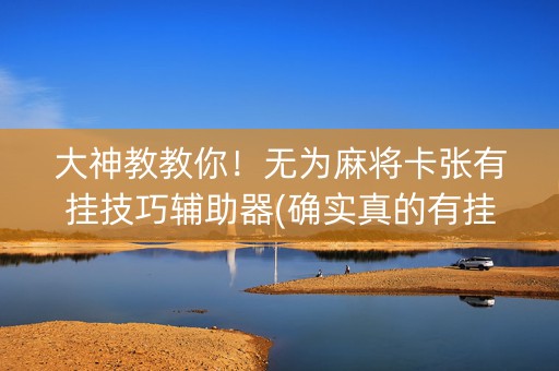 大神教教你！无为麻将卡张有挂技巧辅助器(确实真的有挂)