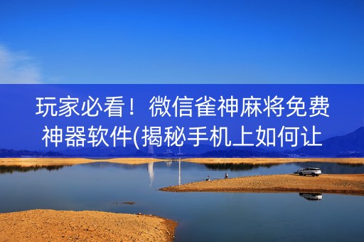 玩家必看！微信雀神麻将免费神器软件(揭秘手机上如何让牌变好)