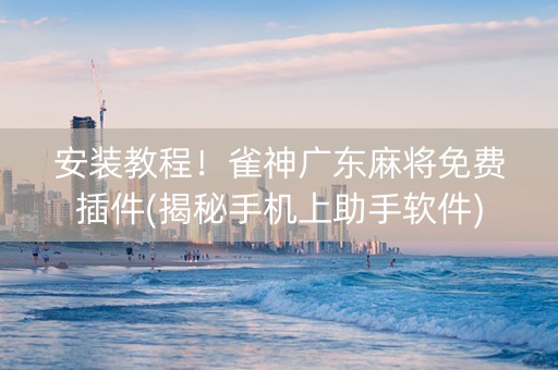 安装教程！雀神广东麻将免费插件(揭秘手机上助手软件)