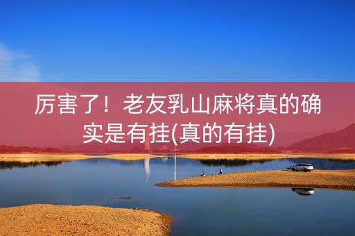 厉害了！老友乳山麻将真的确实是有挂(真的有挂)