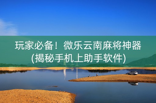 玩家必备！微乐云南麻将神器(揭秘手机上助手软件)