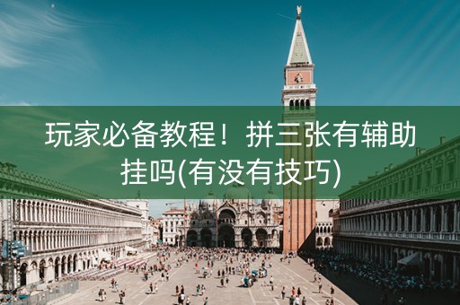 玩家必备教程！拼三张有辅助挂吗(有没有技巧)