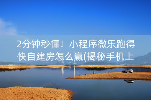 2分钟秒懂！小程序微乐跑得快自建房怎么赢(揭秘手机上插件购买)