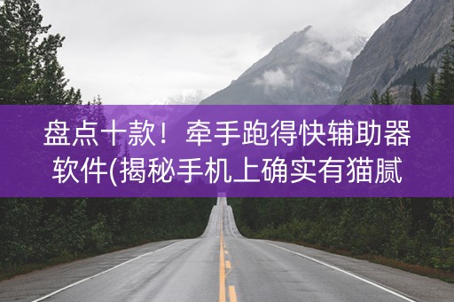 盘点十款！牵手跑得快辅助器软件(揭秘手机上确实有猫腻)