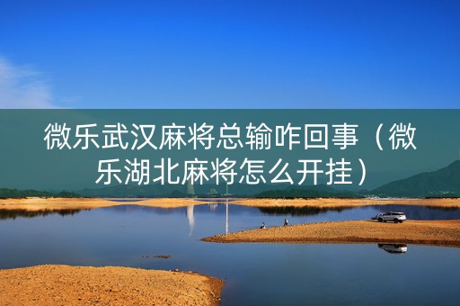 微乐武汉麻将总输咋回事（微乐湖北麻将怎么开挂）