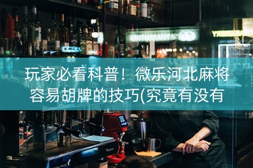 玩家必看科普！微乐河北麻将容易胡牌的技巧(究竟有没有挂)