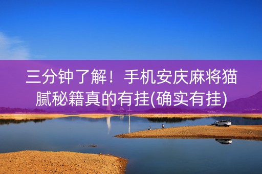 三分钟了解！手机安庆麻将猫腻秘籍真的有挂(确实有挂)