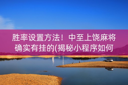 胜率设置方法！中至上饶麻将确实有挂的(揭秘小程序如何让牌变好)
