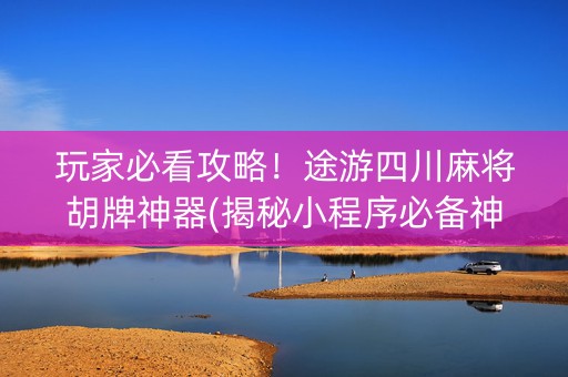 玩家必看攻略！途游四川麻将胡牌神器(揭秘小程序必备神器)